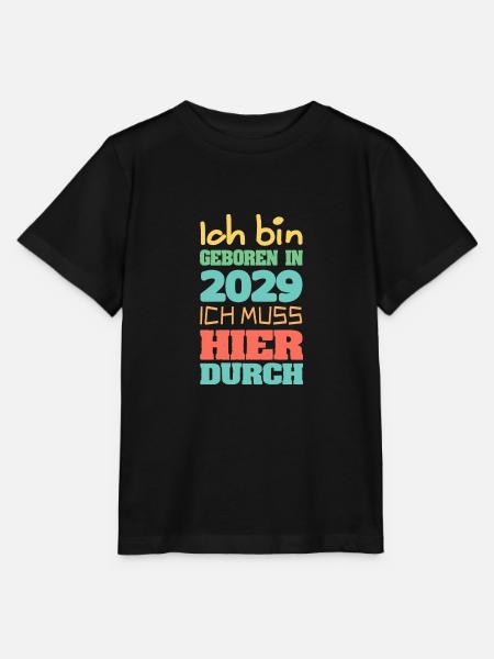 in 2029 - Stanley/Stella Kinder T-Shirt MINI CREATOR  - Schwarz