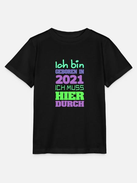 2021 - Stanley/Stella Kinder T-Shirt MINI CREATOR - Schwarz