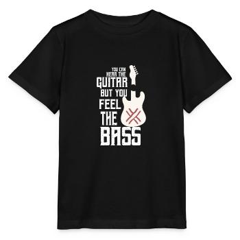 Feel the bass - bass guitar - Stanley/Stella MINI CREATOR Kids’ T-Shirt - black - Front - Mikhail (115cm)