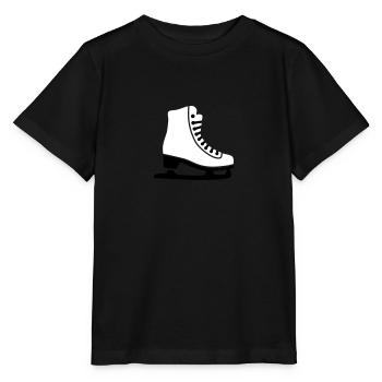 Schlittschuh - Stanley/Stella Kinder T-Shirt MINI CREATOR  - Schwarz - Vorne - Mikhail (115cm)