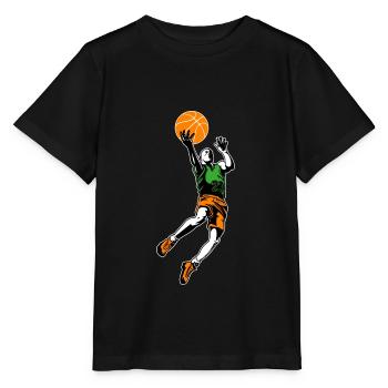 basketball basketball basketball - Stanley/Stella MINI CREATOR Kids’ T-Shirt - black - Front - Mikhail (115cm)