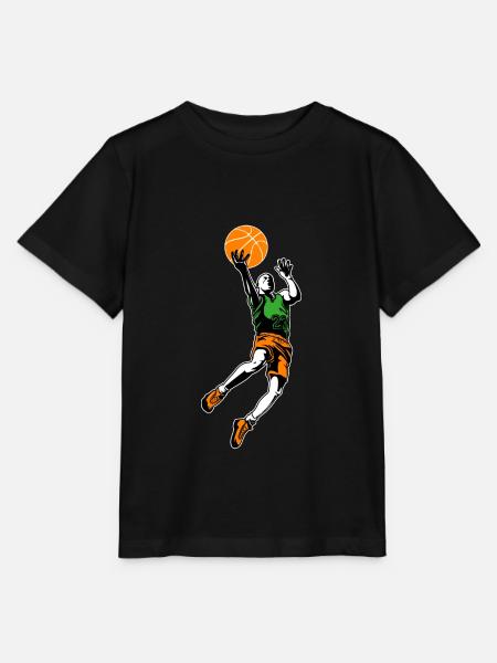 basketball basket basketteur - Stanley/Stella T-shirt MINI CREATOR til børn - sort