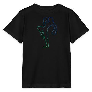 Kickboxing Kickboxing Boxe féminine Kickboxing - T-shirt bio MINI CREATOR Stanley/Stella Enfant - noir - Devant - Mikhail (115cm)