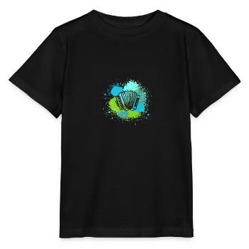 Accordion Player Accordion - Stanley/Stella MINI CREATOR Kids’ T-Shirt - black - Front - Mikhail (115cm)