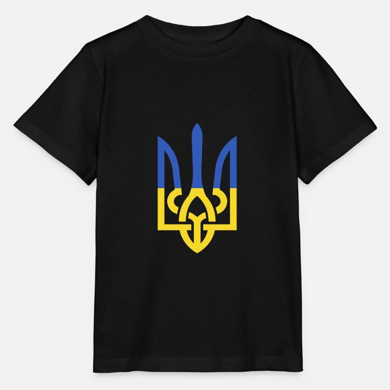 Ukraine Frieden - Stanley/Stella Kinder T-Shirt MINI CREATOR  - Schwarz