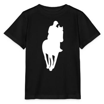 cavalier - T-shirt bio MINI CREATOR Stanley/Stella Enfant - noir - Devant - Mikhail (115cm)