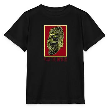 Vampire Balkans Vlad Tepes Roumanie Empaleur - T-shirt bio MINI CREATOR Stanley/Stella Enfant - noir - Devant - Mikhail (115cm)