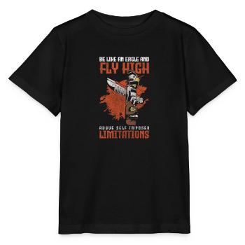 Ureinwohner Schamane Aztekisch - Stanley/Stella Kinder T-Shirt MINI CREATOR  - Schwarz - Vorne - Mikhail (115cm)