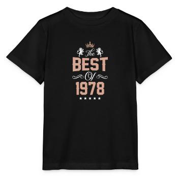 1978 best of - Stanley/Stella Kinder T-Shirt MINI CREATOR  - Schwarz - Vorne - Mikhail (115cm)