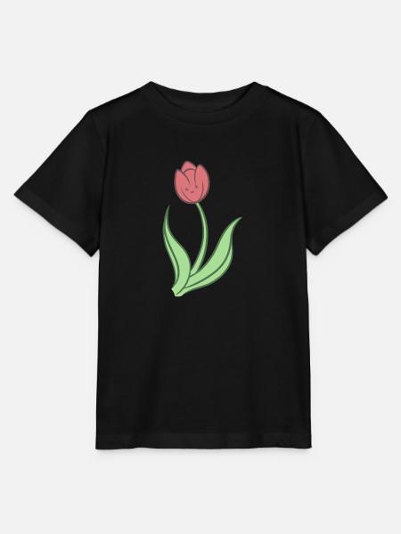 Süße Tulpe - Stanley/Stella Kinder T-Shirt MINI CREATOR  - Schwarz