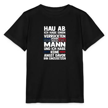 French French France - Stanley/Stella MINI CREATOR Kids’ T-Shirt - black - Front - Mikhail (115cm)
