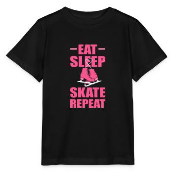 Patinage sur glace Patinage sur glace Patinage sur glace - T-shirt bio MINI CREATOR Stanley/Stella Enfant - noir - Devant - Mikhail (115cm)