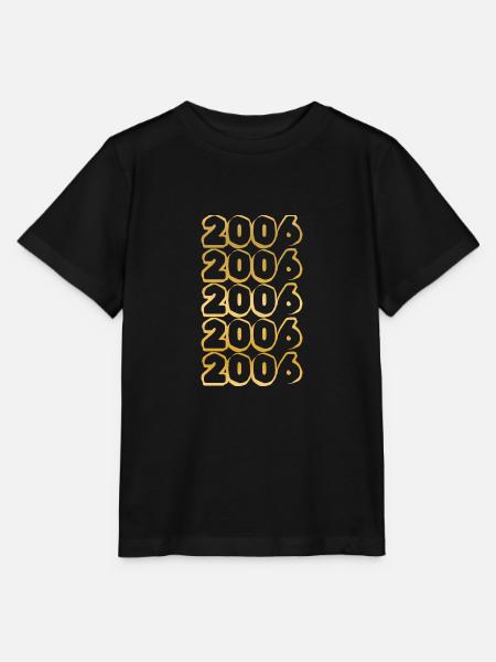 Jahreszahl 2006 - Stanley/Stella Kinder T-Shirt MINI CREATOR - Schwarz