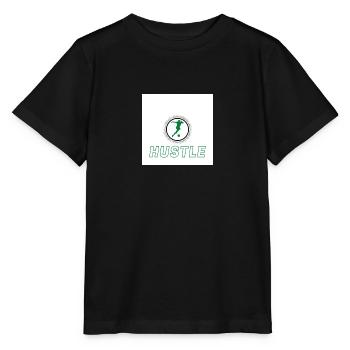 Hustle grün - Stanley/Stella Kinder T-Shirt MINI CREATOR  - Schwarz - Vorne - Mikhail (115cm)