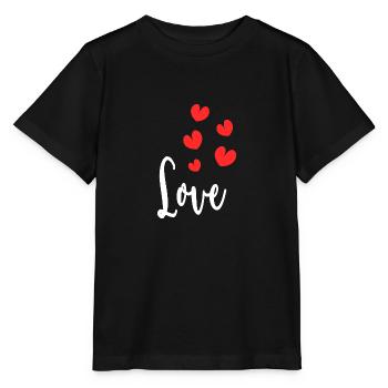 SAINT VALENTINE. bachelorette party. I LOVE YOU. I LOVE YOU. LOVE - Stanley/Stella MINI CREATOR Kids’ T-Shirt - black - Front - Mikhail (115cm)