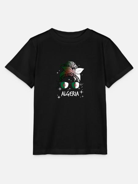 Algerien - Stanley/Stella Kinder T-Shirt MINI CREATOR  - Schwarz