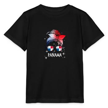 Panama - T-shirt bio MINI CREATOR Stanley/Stella Enfant - noir - Devant - Mikhail (115cm)