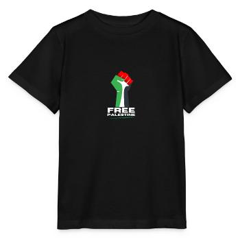 Palestine libre Liberté Freiheit - T-shirt bio MINI CREATOR Stanley/Stella Enfant - noir - Devant - Mikhail (115cm)