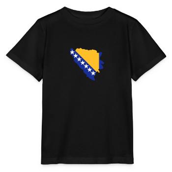 Bosnien Herzegowina - Stanley/Stella Kinder T-Shirt MINI CREATOR  - Schwarz - Vorne - Mikhail (115cm)