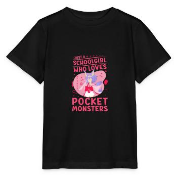 Cute Japanese Manga Women Girls Gift Otaku Kawaii - Stanley/Stella Kinder T-Shirt MINI CREATOR  - Schwarz - Vorne - Mikhail (115cm)