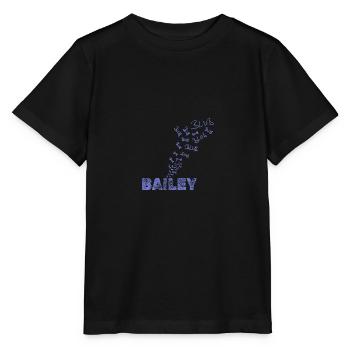 Segeln Bailey - Stanley/Stella Kinder T-Shirt MINI CREATOR  - Schwarz - Vorne - Mikhail (115cm)