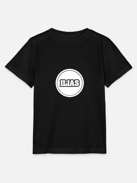 Vorname Ilias - Stanley/Stella Kinder T-Shirt MINI CREATOR - Schwarz