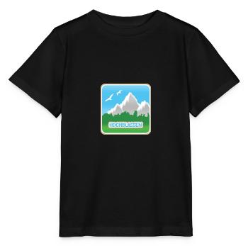 Le Hochblassen comme sport de montagne - T-shirt bio MINI CREATOR Stanley/Stella Enfant - noir - Devant - Mikhail (115cm)