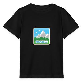 Bergsport Manaslu - Stanley/Stella Kinder T-Shirt MINI CREATOR  - Schwarz - Vorne - Mikhail (115cm)