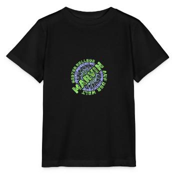Geschenk für Marvin - Stanley/Stella Kinder T-Shirt MINI CREATOR  - Schwarz - Vorne - Mikhail (115cm)
