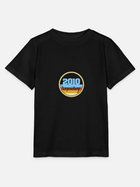 Jahreszahl 2010 - Stanley/Stella Kinder T-Shirt MINI CREATOR - Schwarz