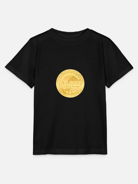 Alice - Stanley/Stella Kinder T-Shirt MINI CREATOR  - Schwarz