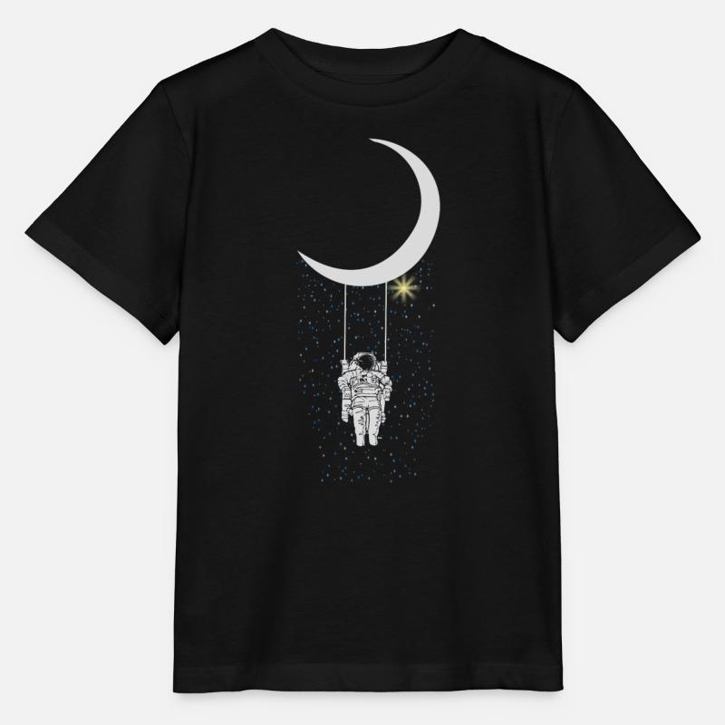astronaute - T-shirt bio MINI CREATOR Stanley/Stella Enfant - noir