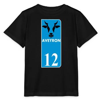 Aveyron - Stanley/Stella Kinder T-Shirt MINI CREATOR  - Schwarz - Vorne - Mikhail (115cm)