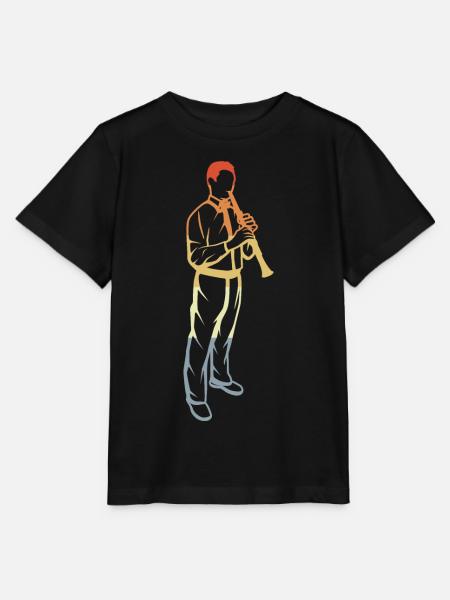 Clarinettes Garçon - T-shirt bio MINI CREATOR Stanley/Stella Enfant - noir