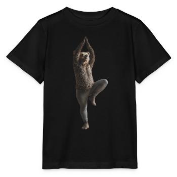 Tragen - Stanley/Stella Kinder T-Shirt MINI CREATOR  - Schwarz - Vorne - Mikhail (115cm)