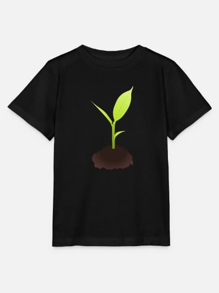 Spross Illustration - Stanley/Stella Kinder T-Shirt MINI CREATOR  - Schwarz