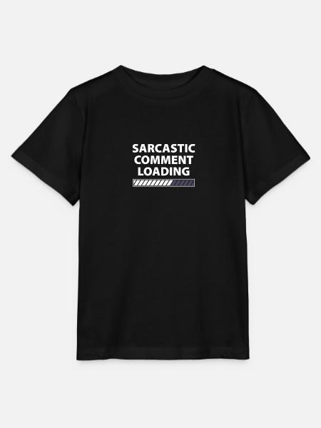 Sarcastic comment loading sarkastischer Kommentar - Stanley/Stella Kinder T-Shirt MINI CREATOR - Schwarz