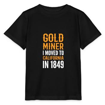 Goldgräber Minenarbeiter Geschenk - Stanley/Stella Kinder T-Shirt MINI CREATOR  - Schwarz - Vorne - Mikhail (115cm)