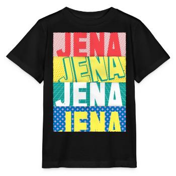 Jena Allemagne City Skyline Accueil Amour - T-shirt bio MINI CREATOR Stanley/Stella Enfant - noir - Devant - Mikhail (115cm)