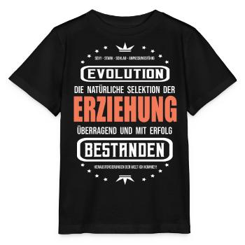 Erziehung mit Erfolg bestanden - Stanley/Stella Kinder T-Shirt MINI CREATOR  - Schwarz - Vorne - Mikhail (115cm)