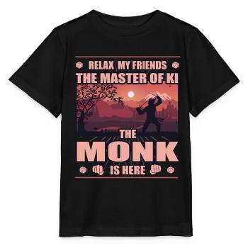 Mönch, der Meister des Ki, Rollenspiele - Stanley/Stella Kinder T-Shirt MINI CREATOR  - Schwarz - Vorne - Mikhail (115cm)
