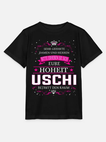 Eure Hoheit Uschi betritt den Raum - Stanley/Stella Kinder T-Shirt MINI CREATOR - Schwarz