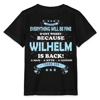 Everything will be fine Wilhelm Is back - Stanley/Stella Kinder T-Shirt MINI CREATOR  - Schwarz - Vorne - Mikhail (115cm)