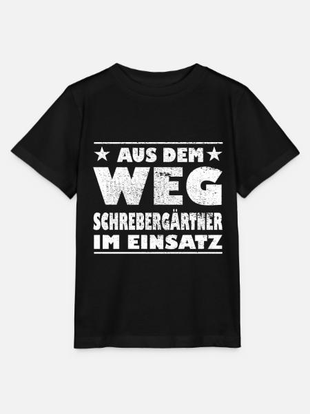 Aus dem Weg Schrebergärtner im Einsatz Design - Stanley/Stella Kinder T-Shirt MINI CREATOR - Schwarz