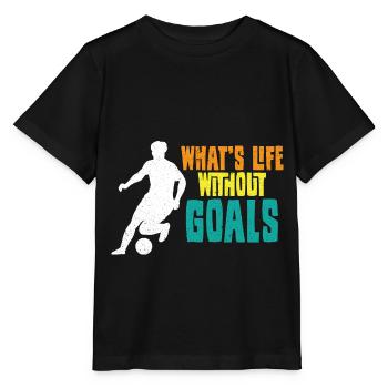Football Footballers Football players Men's football - Stanley/Stella MINI CREATOR Kids’ T-Shirt - black - Front - Mikhail (115cm)