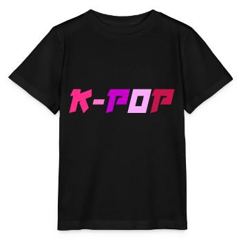 K-Pop Korean Pop Music - Stanley/Stella MINI CREATOR Kids’ T-Shirt - black - Front - Mikhail (115cm)