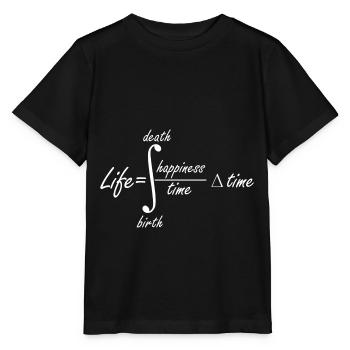 witty math saying - Stanley/Stella MINI CREATOR Kids’ T-Shirt - black - Front - Mikhail (115cm)