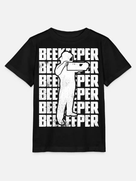 Lustiger Imker - Stanley/Stella Kinder T-Shirt MINI CREATOR  - Schwarz