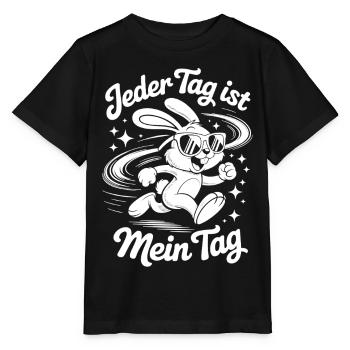 Jeder Tag Ist Mein Tag - Stanley/Stella Kinder T-Shirt MINI CREATOR  - Schwarz - Vorne - Mikhail (115cm)