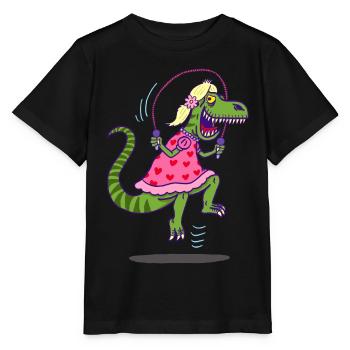 Camouflage for hunting - Stanley/Stella MINI CREATOR Kids’ T-Shirt - black - Front - Mikhail (115cm)